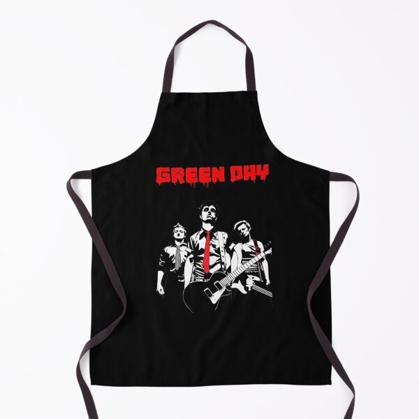 Item preview, Green Day Rock Band Black and White Red Tie Art designed and sold by Moonpaw-Whimsy.