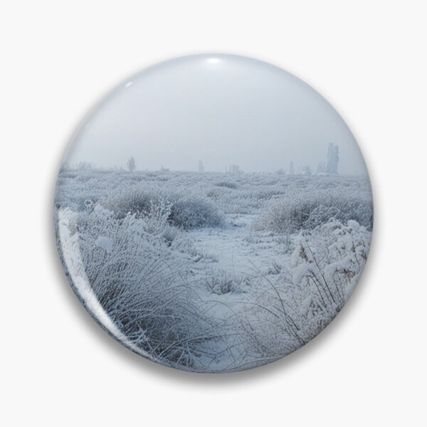 Item preview, Arctic Tundra Flower Field: Blizzard Frost Beauty designed and sold by Uniqueartai.
