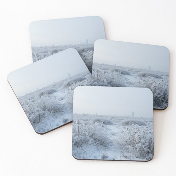 Item preview, Arctic Tundra Flower Field: Blizzard Frost Beauty designed and sold by Uniqueartai.