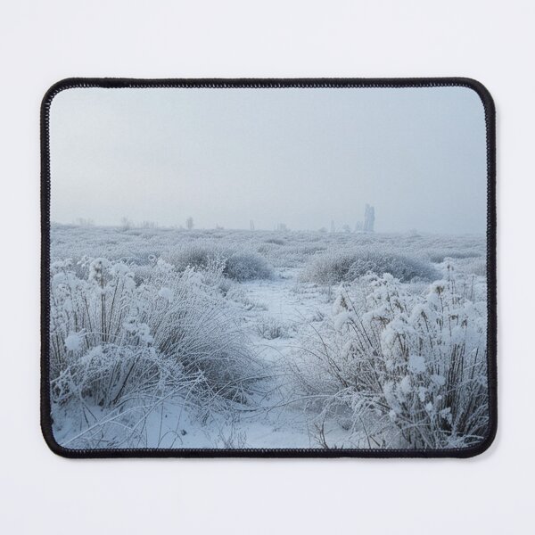 Item preview, Arctic Tundra Flower Field: Blizzard Frost Beauty designed and sold by Uniqueartai.