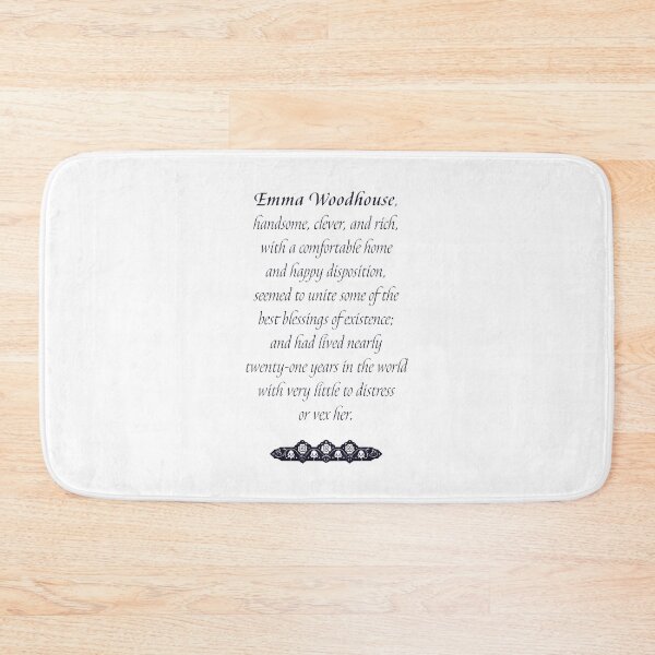 Item preview, Jane Austen Emma First Paragraph text design designed and sold by MariOyama.