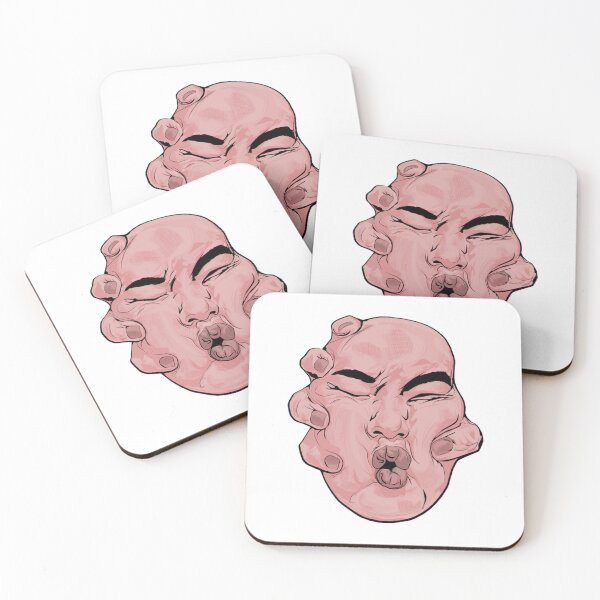 Item preview, Squeezed Face Surrealism Funny Trippy Melted Portrait designed and sold by DizayDizay.