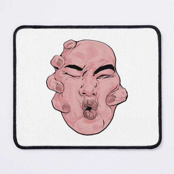 Item preview, Squeezed Face Surrealism Funny Trippy Melted Portrait designed and sold by DizayDizay.