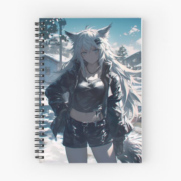 Item preview, Lappland Arknights Prelude To Dawn Snowy Street White Hair designed and sold by 108Recordings.