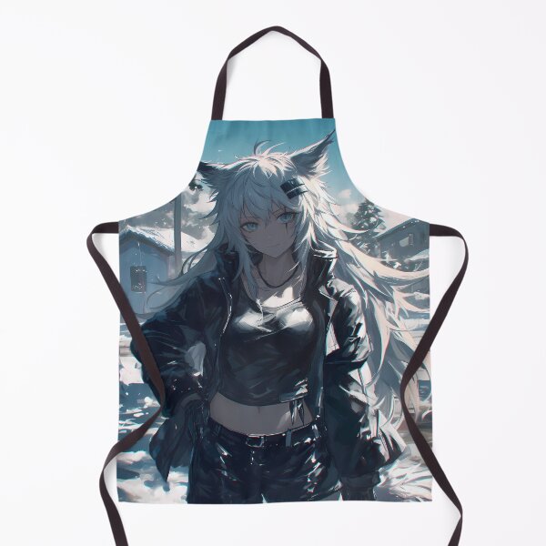 Item preview, Lappland Arknights Prelude To Dawn Snowy Street White Hair designed and sold by 108Recordings.