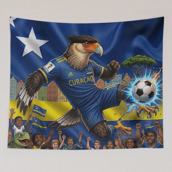 Item preview, CURACAO SOCCER WARAWARA MASCOT designed and sold by internlvisions.