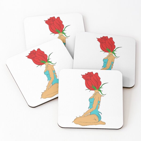 Item preview, Thorny Rose Lady Cute Vintage Botanical Silhouette designed and sold by DizayDizay.