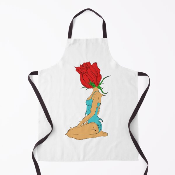 Item preview, Thorny Rose Lady Cute Vintage Botanical Silhouette designed and sold by DizayDizay.