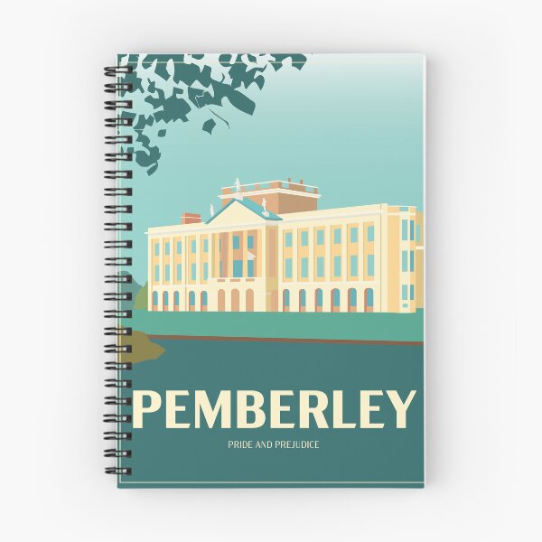 Item preview, Art Deco Pemberley from Pride and Prejudice Illustration designed and sold by MariOyama.