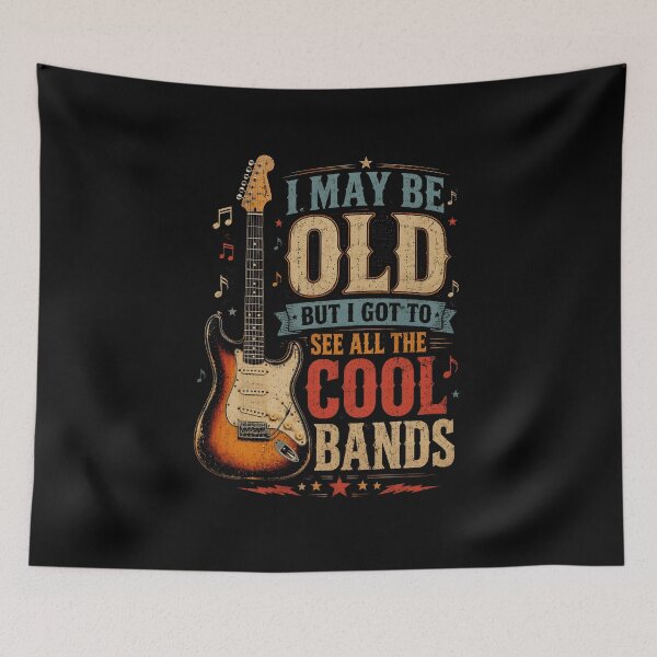 Item preview, I May Be Old But I Got to See All The Cool Bands  designed and sold by zoes-ink.