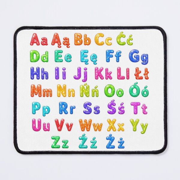 Item preview, Colorful Polish Alphabet Sticker for Kids Clothing designed and sold by KrisGraphic45.