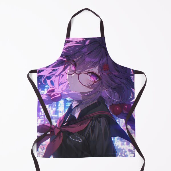 Item preview, Toko Fukawa Danganronpa Neon Night Glasses Purple Wind designed and sold by SuperTeamCanada.