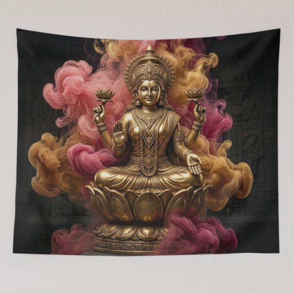 Item preview, Lakshmi Sacred Spiritual Art - Goddess of Wealth designed and sold by Loveinfinite369.