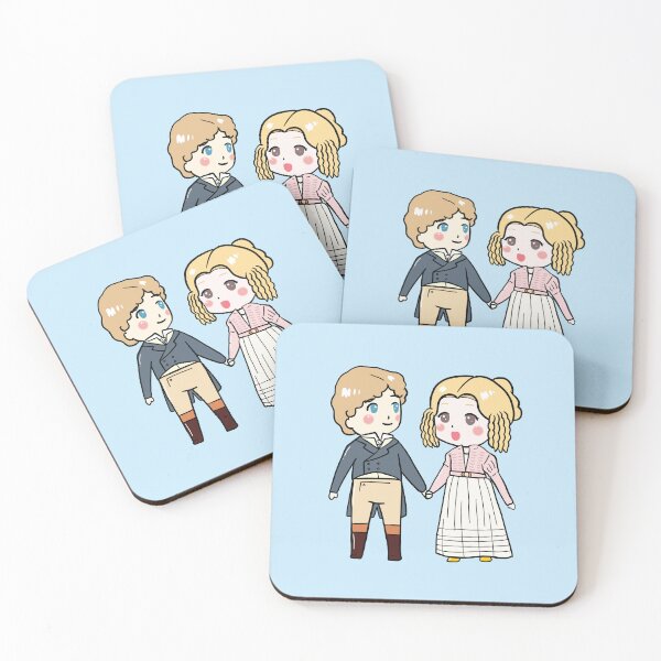 Item preview, Cute Emma and Mr Knightley Drawing designed and sold by MariOyama.