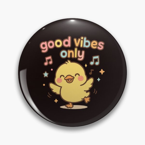 Item preview, Cute Chibi Duck Dancing-Good Vibes Only designed and sold by carestazafeli.