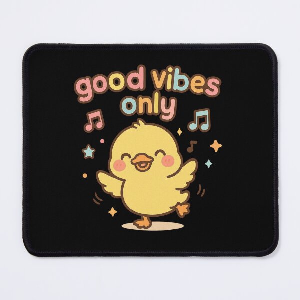 Item preview, Cute Chibi Duck Dancing-Good Vibes Only designed and sold by carestazafeli.