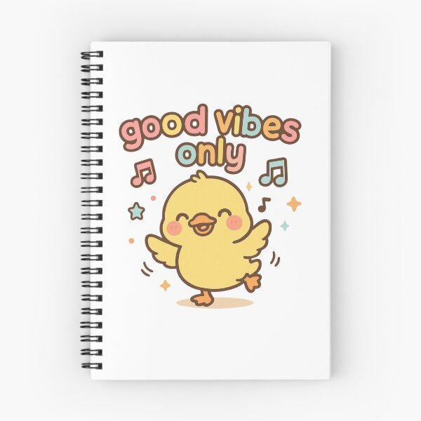 Item preview, Cute Chibi Duck Dancing-Good Vibes Only designed and sold by carestazafeli.