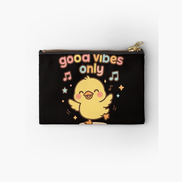 Item preview, Cute Chibi Duck Dancing-Good Vibes Only designed and sold by carestazafeli.