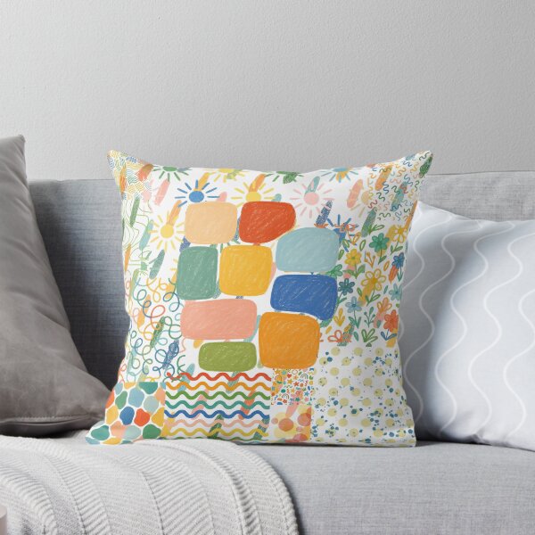Item preview, Cute Colorful Abstract Pastel Pattern Collage designed and sold by Divichan.