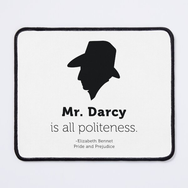 Item preview, Pride and Prejudice Mr Darcy Quote Design designed and sold by MariOyama.