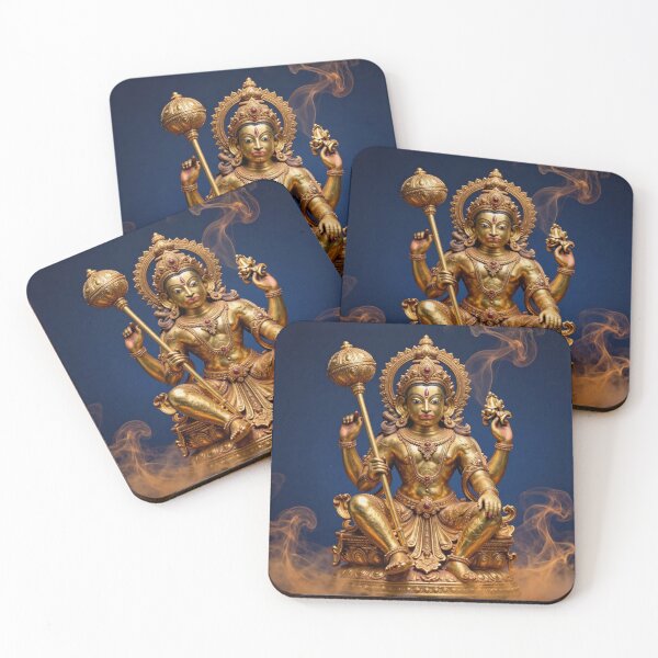 Item preview, Golden Hanuman Sacred Spiritual Art - Deity of Strength designed and sold by Loveinfinite369.