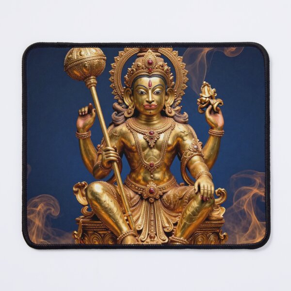 Item preview, Golden Hanuman Sacred Spiritual Art - Deity of Strength designed and sold by Loveinfinite369.