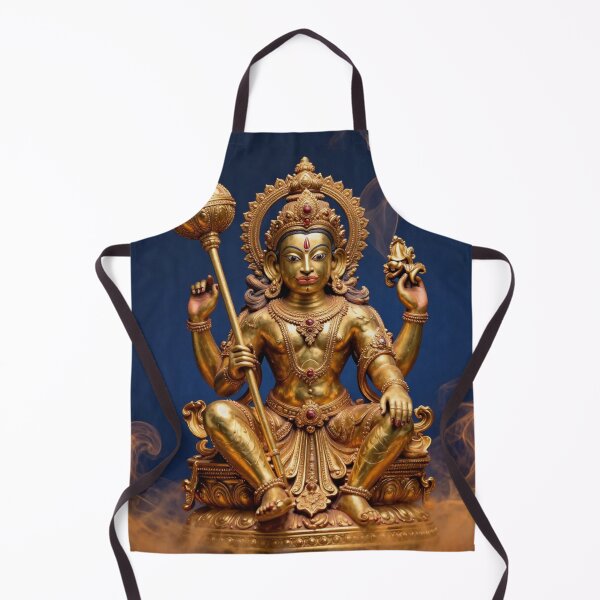 Item preview, Golden Hanuman Sacred Spiritual Art - Deity of Strength designed and sold by Loveinfinite369.