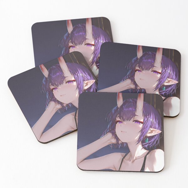 Item preview, Shuten Douji Fate Grand Order Relaxed Purple Oni Gaze designed and sold by PMartistStudio.