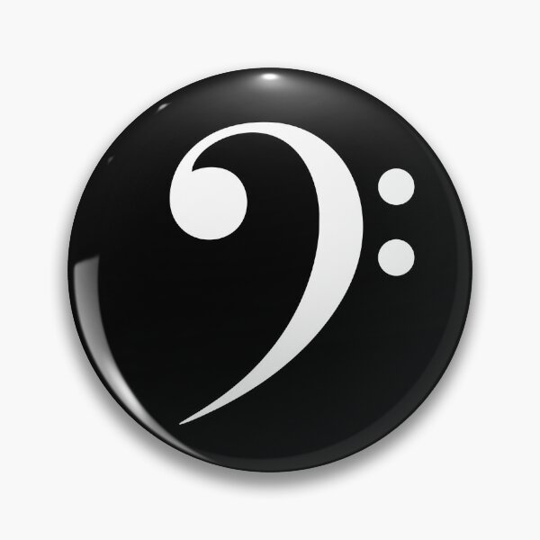 Item preview, Minimal Bass Clef Music Symbol – Elegant White Classical Music Design for Unisex Music Lovers designed and sold by lematworks.