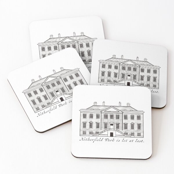 Item preview, Sketch Drawing of Netherfield Park Pride and Prejudice designed and sold by MariOyama.