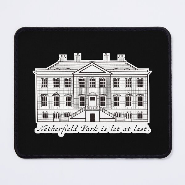 Item preview, Sketch Drawing of Netherfield Park Pride and Prejudice designed and sold by MariOyama.