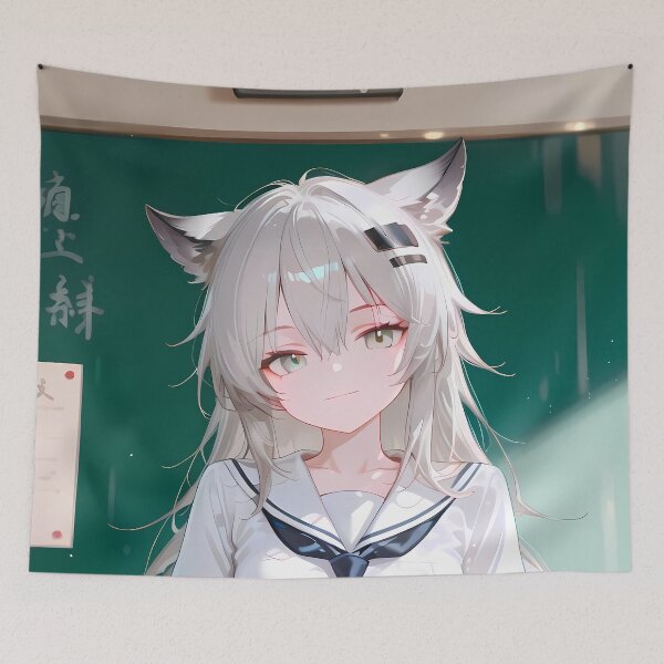 Item preview, Lappland Arknights Prelude to Dawn White Sailor Classroom designed and sold by PMartistStudio.