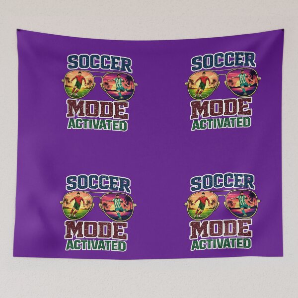 Item preview, Soccer Mode Activated Retro Sunglasses Football Graphic  designed and sold by digitalbob60.