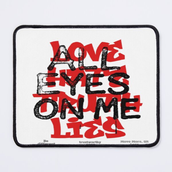 Item preview, Large stylized eye above "ALL EYES ON ME" designed and sold by PixelDown.