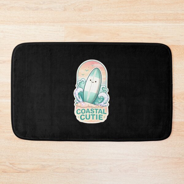 Item preview, Coastal Cutie Cute Surfboard Beach Sunset Stickers designed and sold by FestivityFinds.