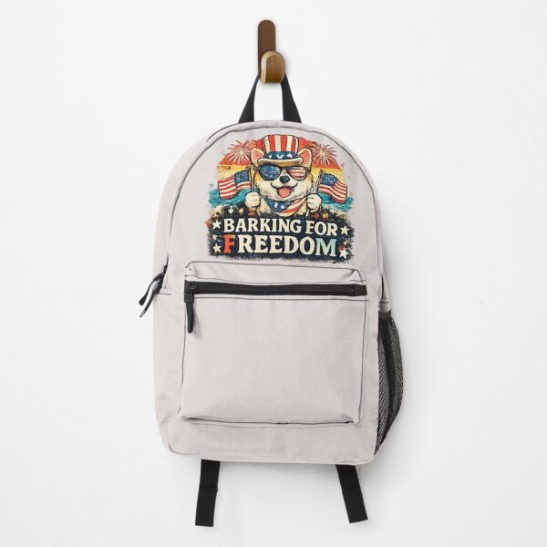 Item preview, Barking For Freedom Shirt | Funny Patriotic Dog Lover Tee designed and sold by PoojaArtLab.