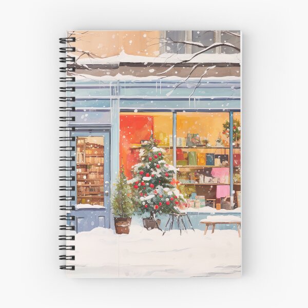 Item preview, Día de nieve en la pequeña tienda - T01 designed and sold by FlaskLab.