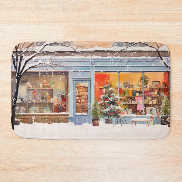 Item preview, Snowy Day at the Little Shop - S01 designed and sold by FlaskLab.
