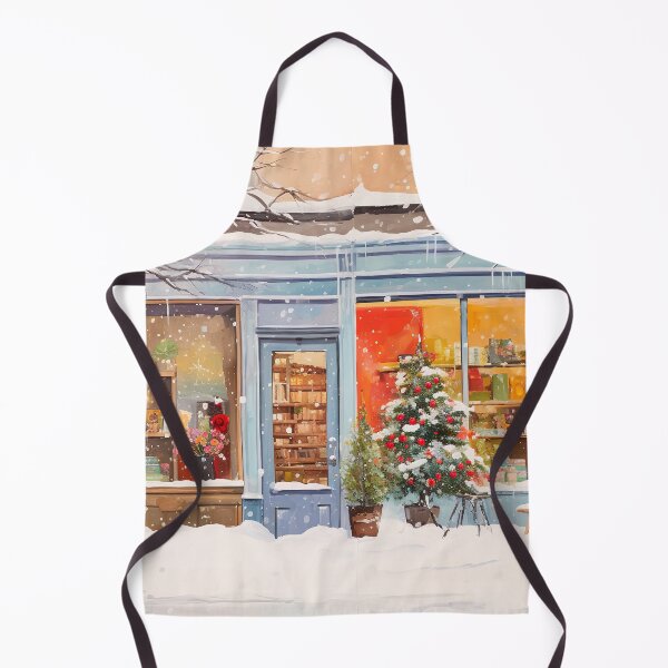 Aperçu de l'œuvre Journée enneigée à la petite boutique - S01 créée et vendue par FlaskLab.