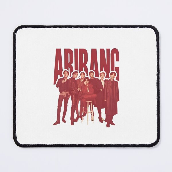Item preview, BTS Arirang Vintage Red Silhouette Poster designed and sold by Moonpaw-Whimsy.