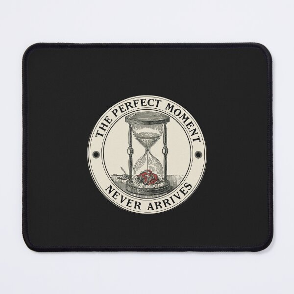 Item preview, The Perfect Moment Never Arrives Hourglass Heart | Dark Academia designed and sold by VENOHA.