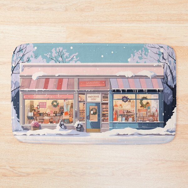 Item preview, Snowy Day at the Little Shop - S02 designed and sold by FlaskLab.