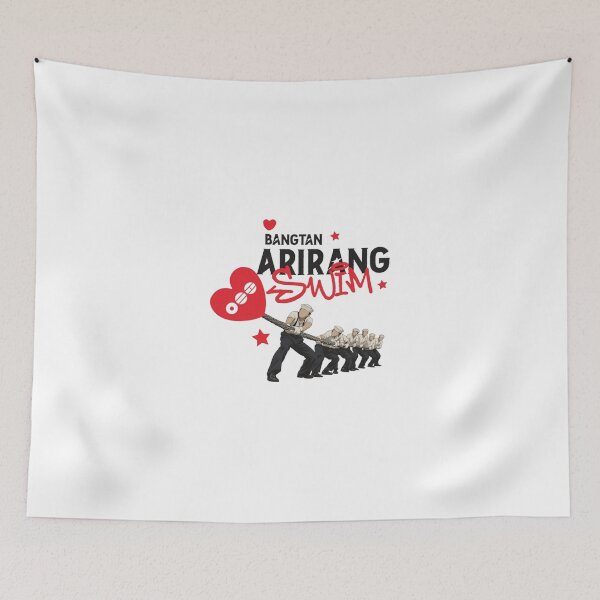 Item preview, Bangtan Arirang Swim Sailor Team Illustration designed and sold by Moonpaw-Whimsy.