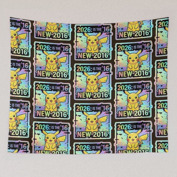 Item preview, 2026 Is The New 2016 Sticker — Nostalgia Challenge Trend Gift Y2K Revival designed and sold by VectorJoy.