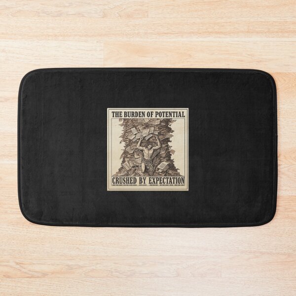 Item preview, The Burden Of Potential Crushed By Expectation | Academic Burnout designed and sold by VENOHA.