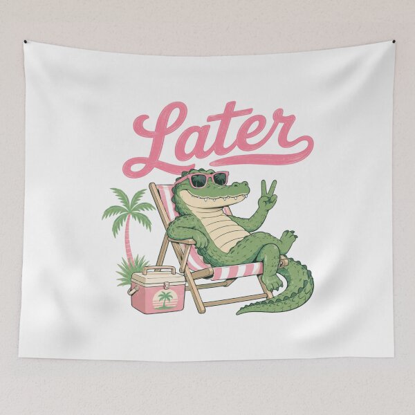 Item preview, Teacher Summer Alligator See You Later Last Day of School designed and sold by AnitaBice.