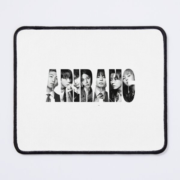 Item preview, BTS Members Text Portrait Arirang Typography designed and sold by Moonpaw-Whimsy.