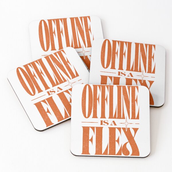 Item preview, Offline Is A Flex Retro Vintage Poster Shirt designed and sold by PhylonBoxx.