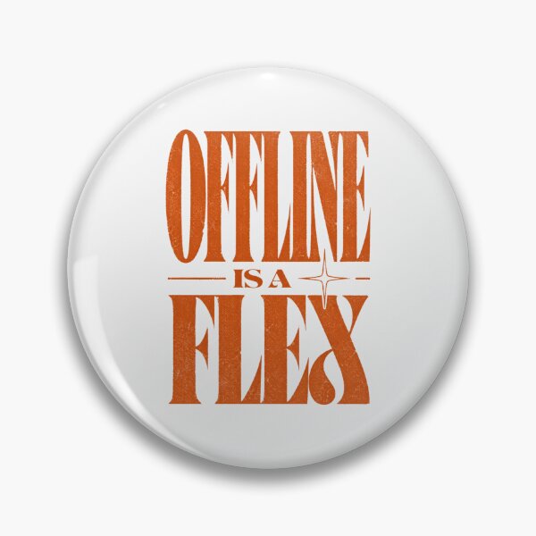 Item preview, Offline Is A Flex Retro Vintage Poster Shirt designed and sold by PhylonBoxx.
