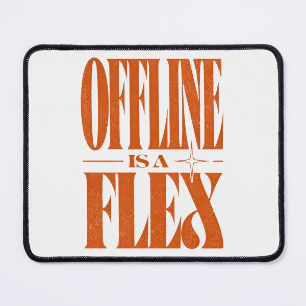 Item preview, Offline Is A Flex Retro Vintage Poster Shirt designed and sold by PhylonBoxx.